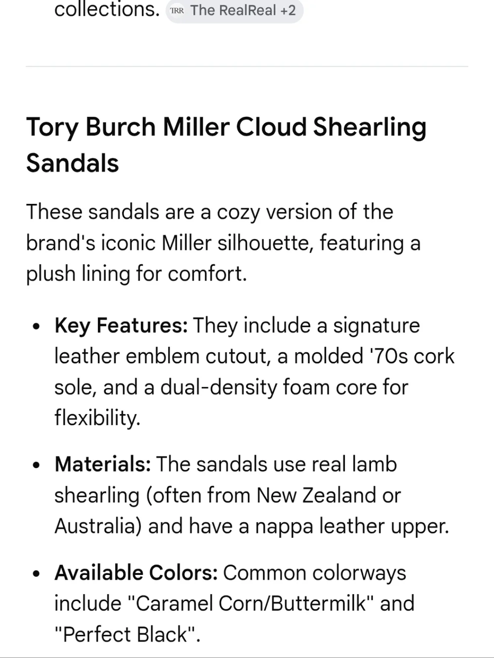 Tory Burch Camel Leather Logo Shearling Slide Sandals